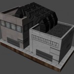 Low-Polygon Factory Model